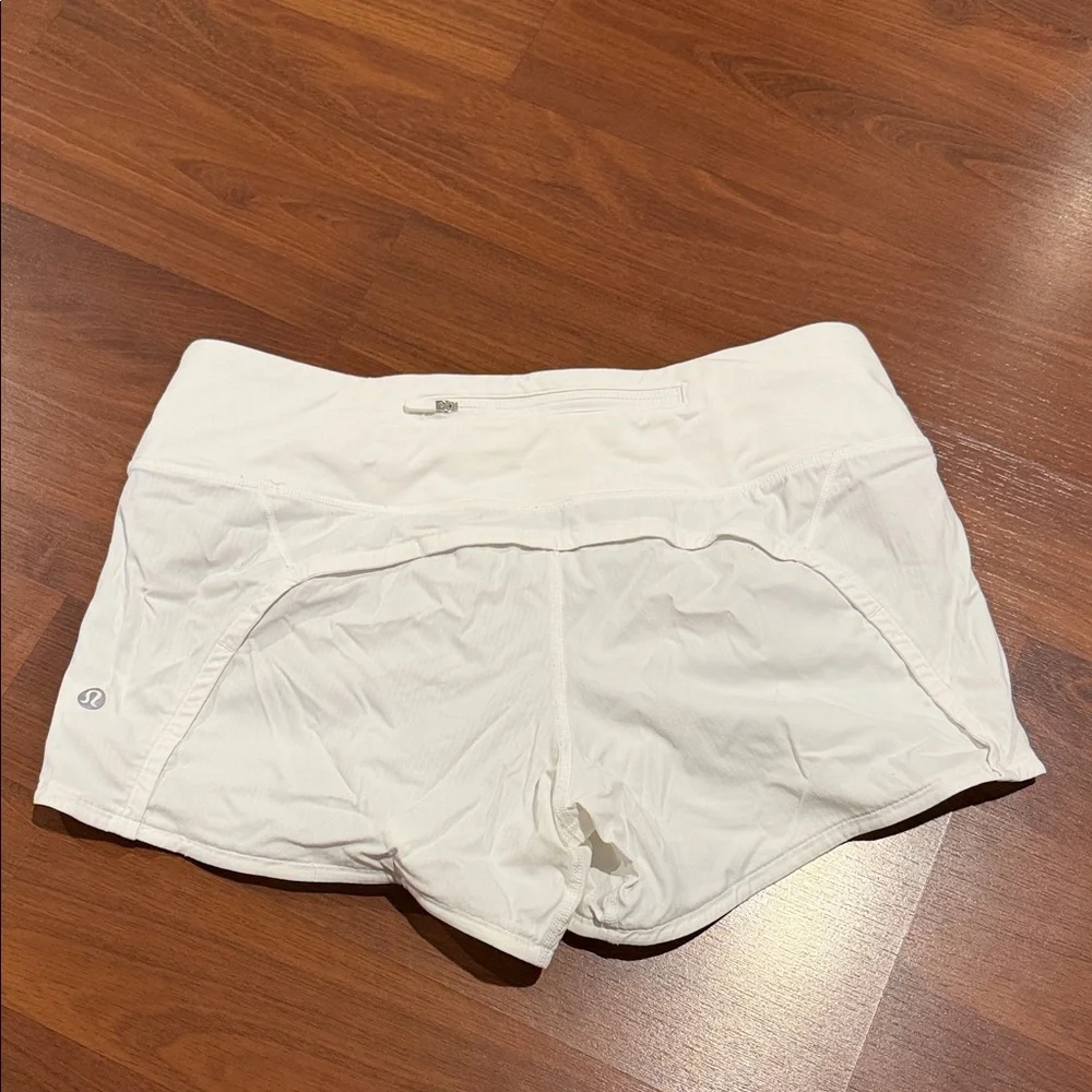 lululemon athletica White Athletic Shorts